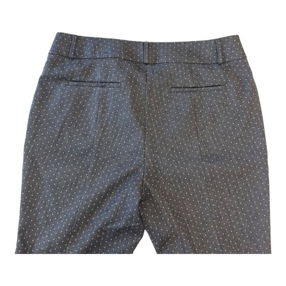 LOFT Plus Women Marisa Skinny Pants SZ 16 Gray Dotted Pattern Stretchy  Slim Fit - Picture 12 of 14